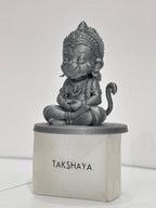 Cute Bal Hanuman Mini Murti | 3D Printed Mini Sculpture for Car Dashboard & Desk