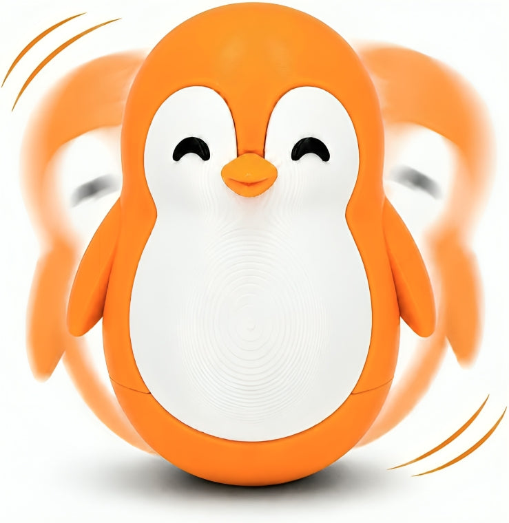 3D Printed Roly Poly Penguin Desk Toy | Cute Wobble Fidget Toy & Desk Decor