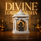 Divine Lord Ganesha Mandir | Premium Tabletop Temple