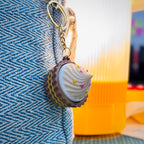 Clicky Fidget Cupcake & Donut Keychain Set (Pack of 2) + FREE Dumpling Momo Fidget Bag Tag