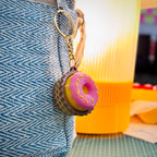 Clicky Fidget Cupcake & Donut Keychain Set (Pack of 2) + FREE Dumpling Momo Fidget Bag Tag