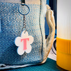 Personalized Smart NFC Daisy Keychain for Bag Tag | FREE Mini Pouch Bag