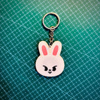 Smart NFC Leebit Character Bag Tag Keychain + FREE Mini Pouch Bag
