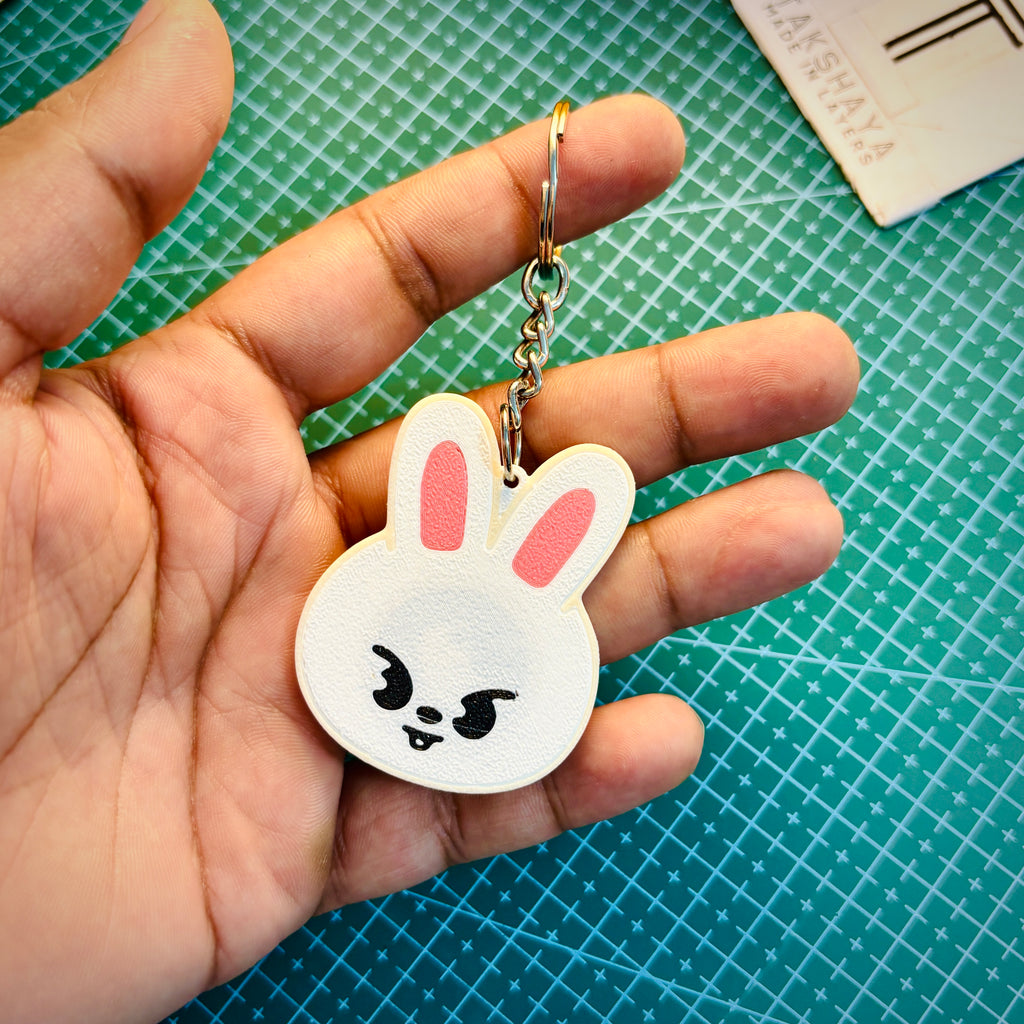 Smart NFC Leebit Character Bag Tag Keychain + FREE Mini Pouch Bag