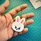 Smart NFC Leebit Character Bag Tag Keychain + FREE Mini Pouch Bag