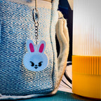 Smart NFC Leebit Character Bag Tag Keychain + FREE Mini Pouch Bag