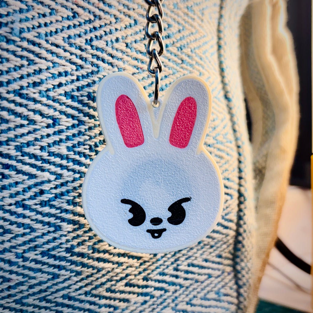 Smart NFC Leebit Character Bag Tag Keychain + FREE Mini Pouch Bag