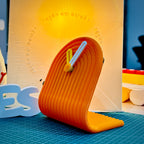 3D Printed Modern Modular Desk Clock | Bold Aesthetic Accent (Multiple Colors)