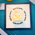 Cute Hanuman Mini Murti Wall Frame | 3D Printed & Resin Art Spiritual Wall Decor