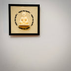 Cute Hanuman Mini Murti Wall Frame | 3D Printed & Resin Art Spiritual Wall Decor