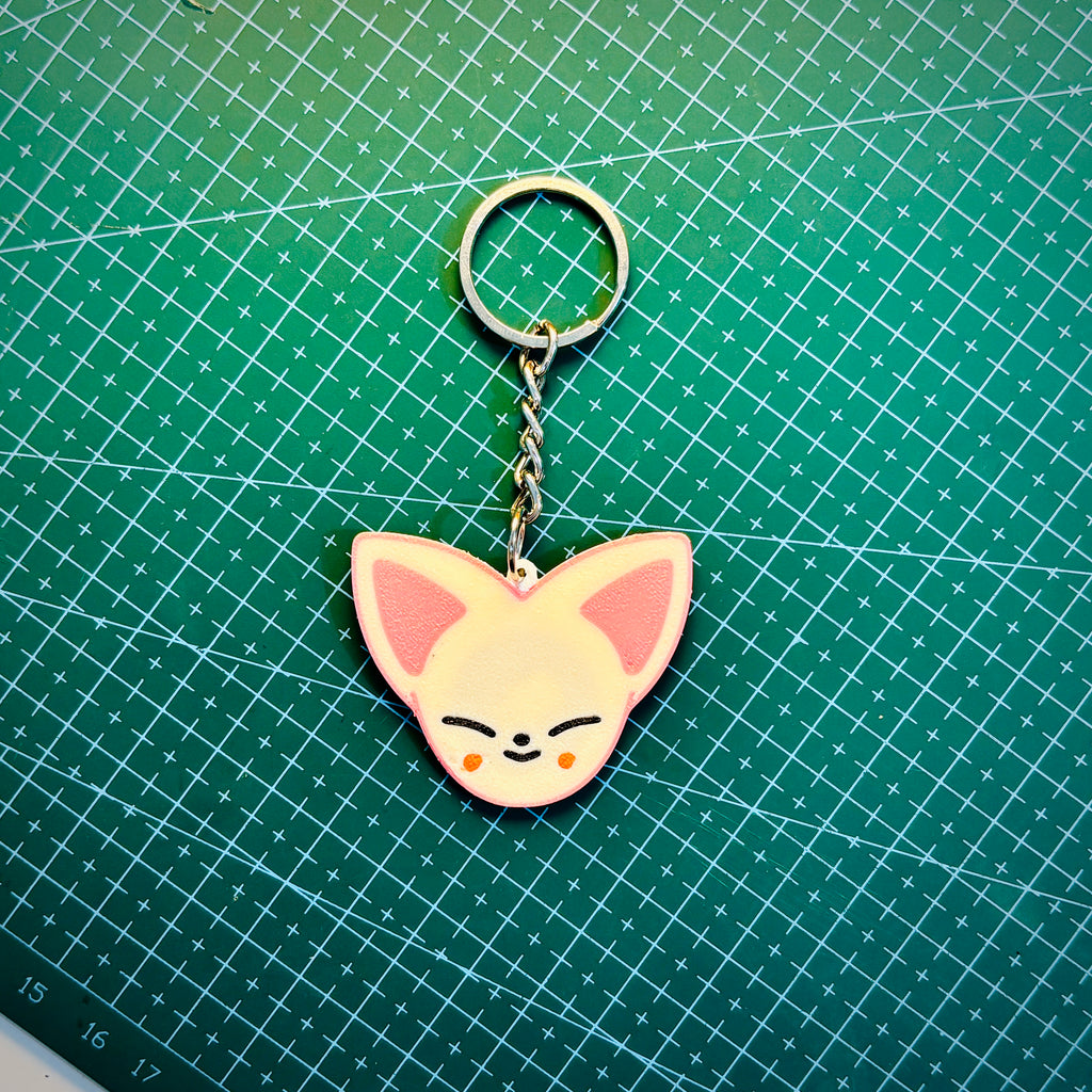 Smart NFC Foxi Character Bag Tag Keychain + FREE Mini Pouch Bag