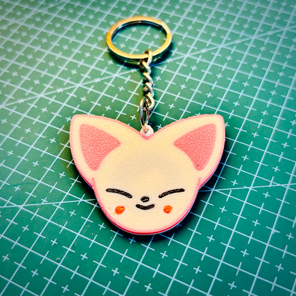 Smart NFC Foxi Character Bag Tag Keychain + FREE Mini Pouch Bag