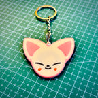 Smart NFC Foxi Character Bag Tag Keychain + FREE Mini Pouch Bag