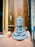 Cute Bal Hanuman Mini Murti | 3D Printed Mini Sculpture for Car Dashboard & Desk