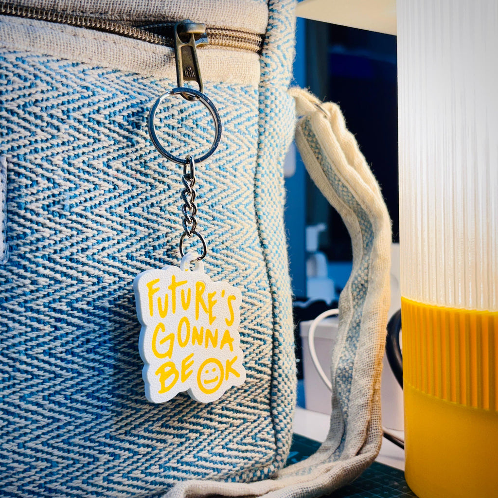 Cute Aesthetic Meme Keychain Set (Pack of 5) + FREE Mini Pouch Bag | Bag Tag Set