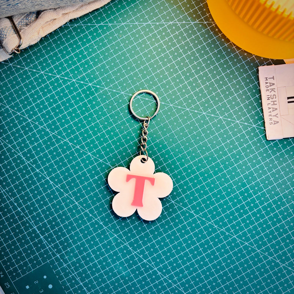 Personalized Smart NFC Daisy Keychain for Bag Tag | FREE Mini Pouch Bag