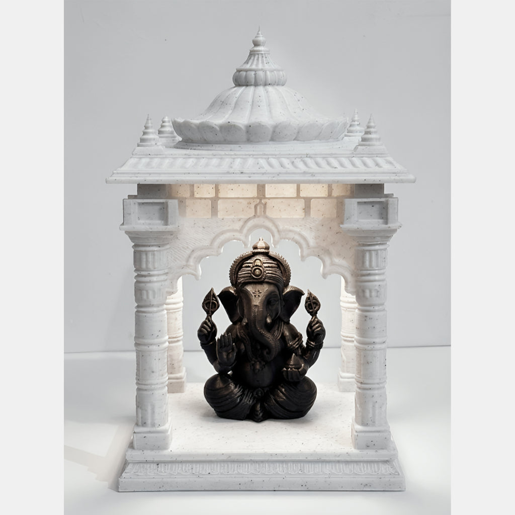 Divine Lord Ganesha Mandir | Premium Tabletop Temple