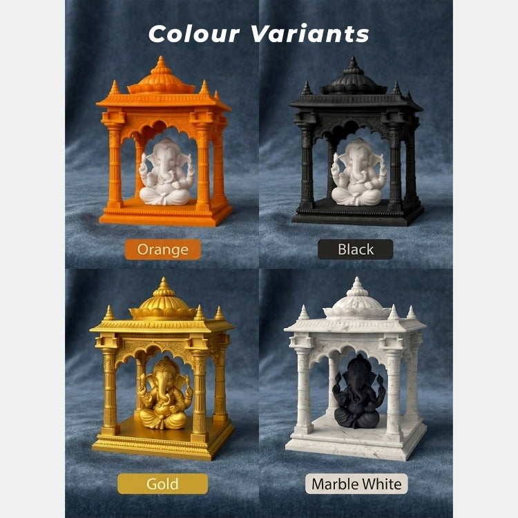 Divine Lord Ganesha Mandir | Premium Tabletop Temple