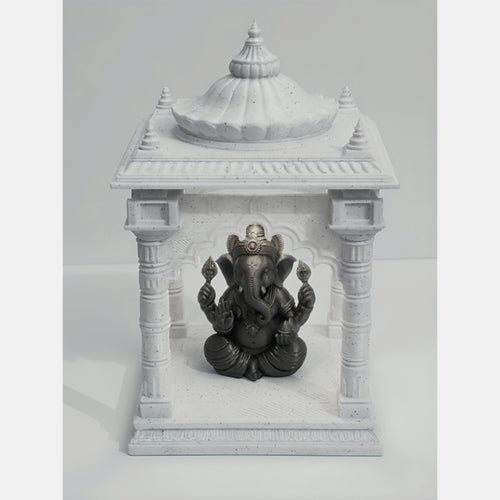 Divine Lord Ganesha Mandir | Premium Tabletop Temple