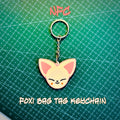 Smart NFC Foxi Character Bag Tag Keychain + FREE Mini Pouch Bag