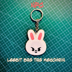 Smart NFC Leebit Character Bag Tag Keychain + FREE Mini Pouch Bag
