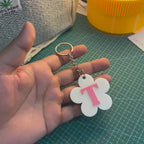 Personalized Smart NFC Daisy Keychain for Bag Tag | FREE Mini Pouch Bag
